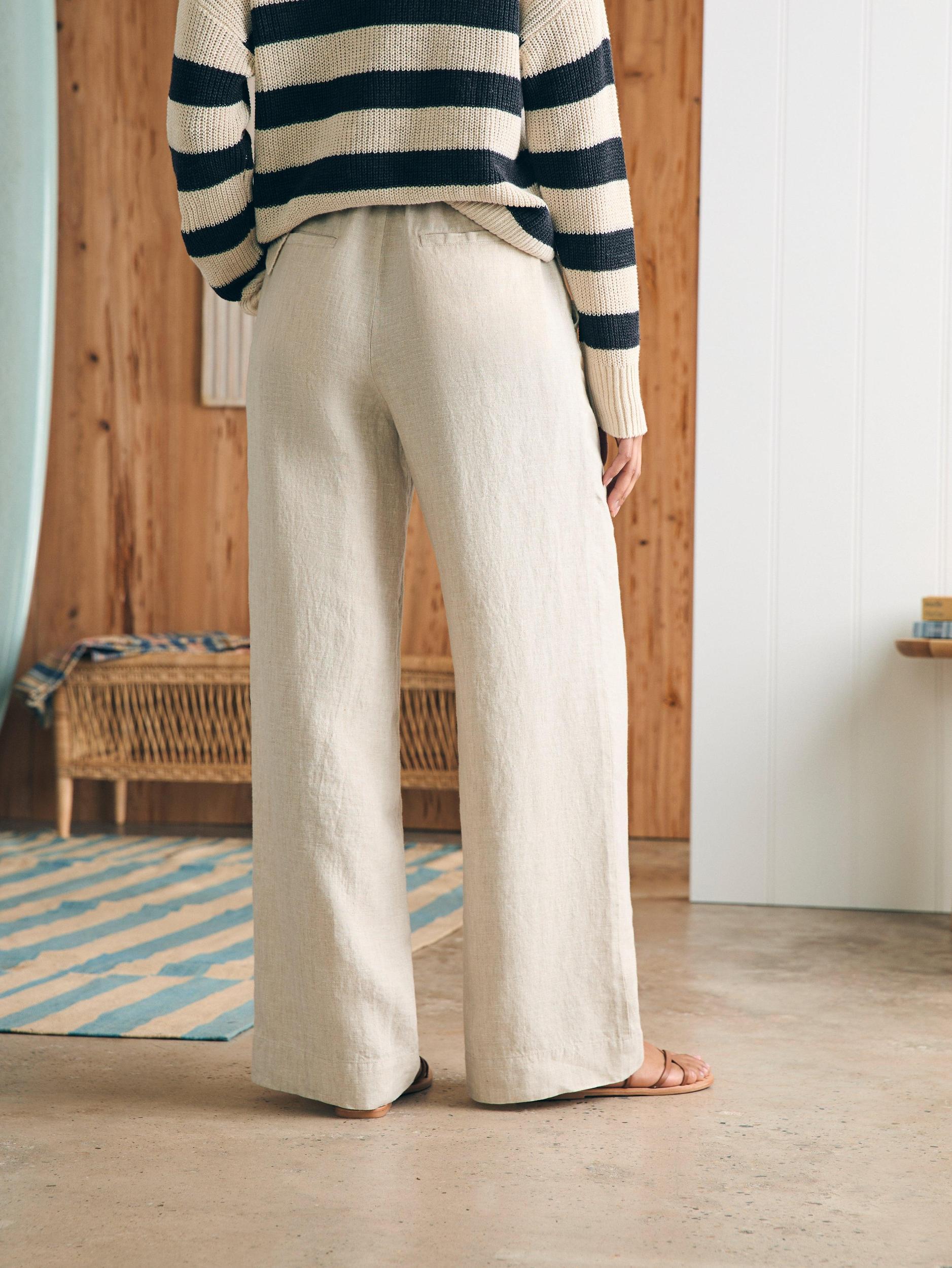 Monterey Linen Pant - Flax Female Product Image