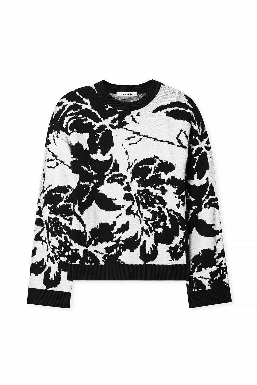 Knitted Jacquard Sweater Product Image