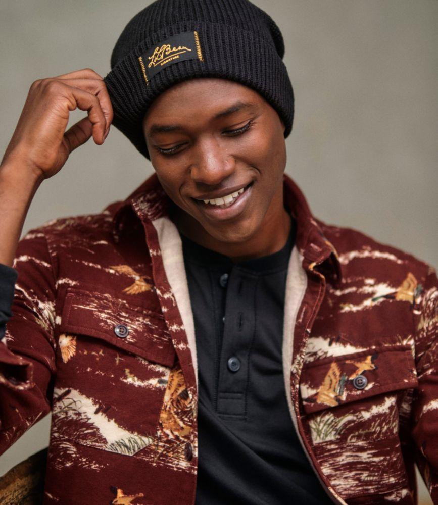 Men's Signature Cotton Beanie Product Image