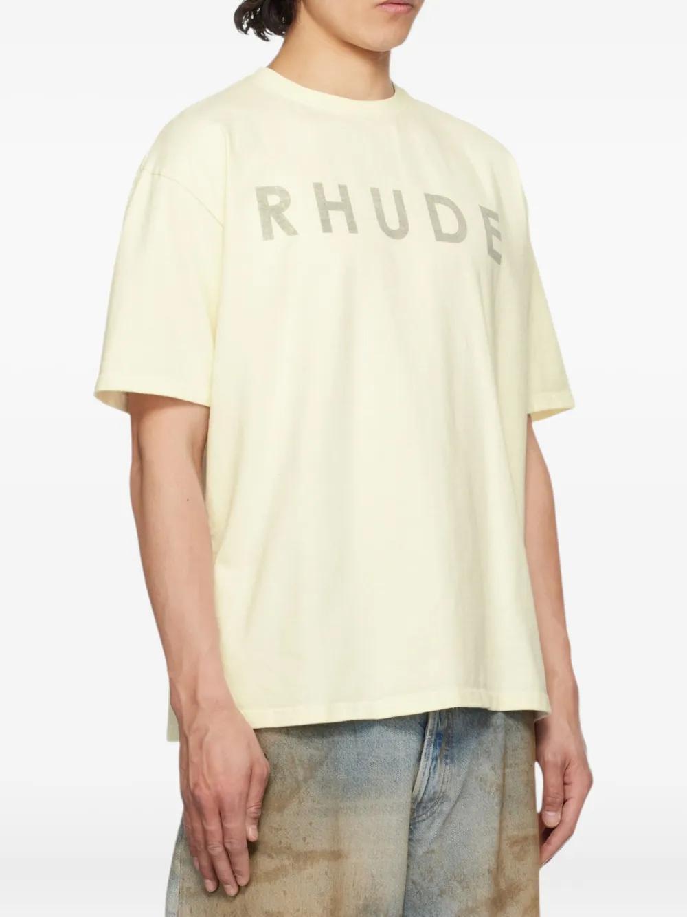 distressed-effect T-shirt Product Image
