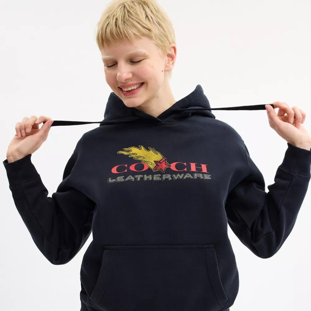 Collage Graphic Hoodie In Organic Cotton Product Image