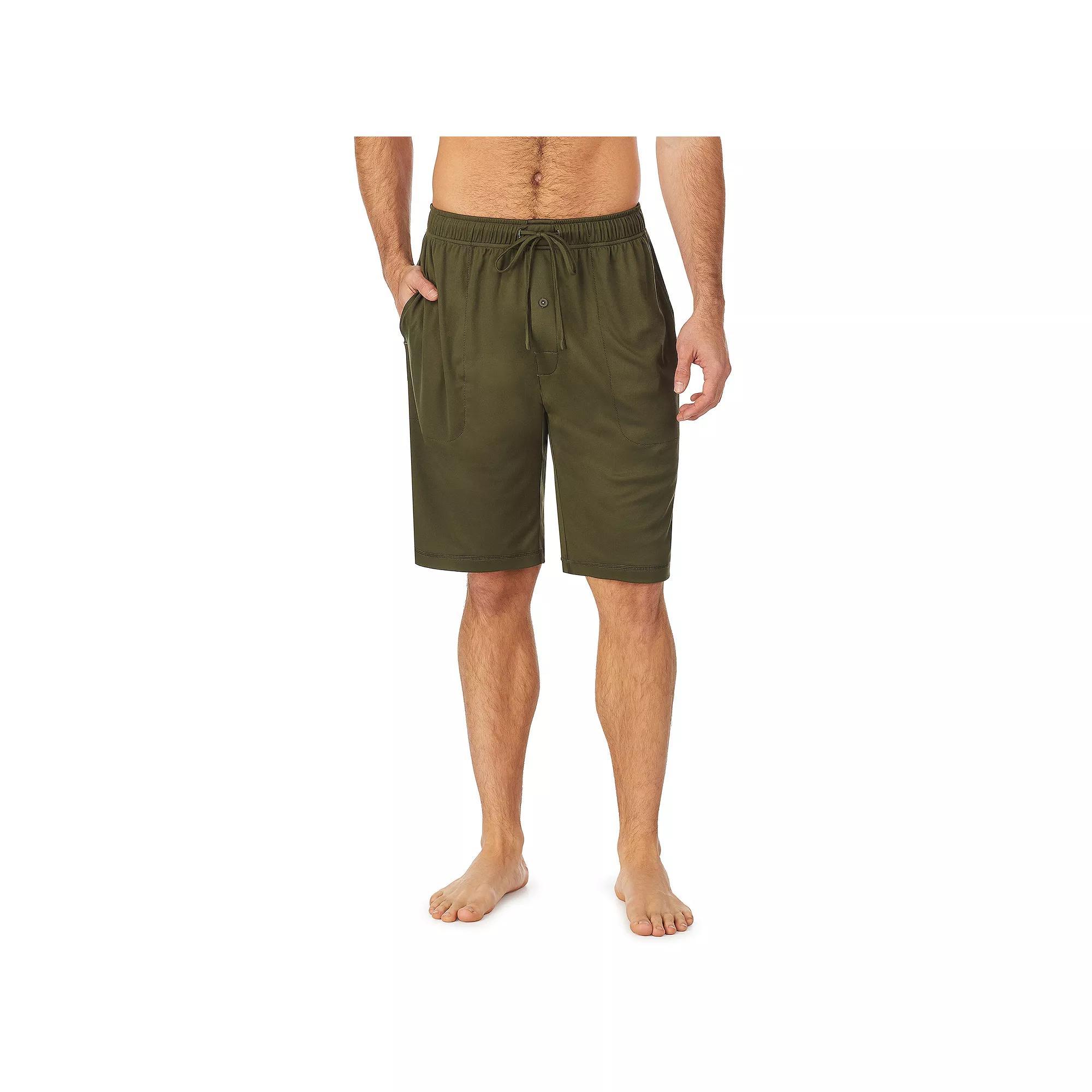 Mens Cuddl Duds Far-Infrared Enhance Pajama Shorts Green Product Image