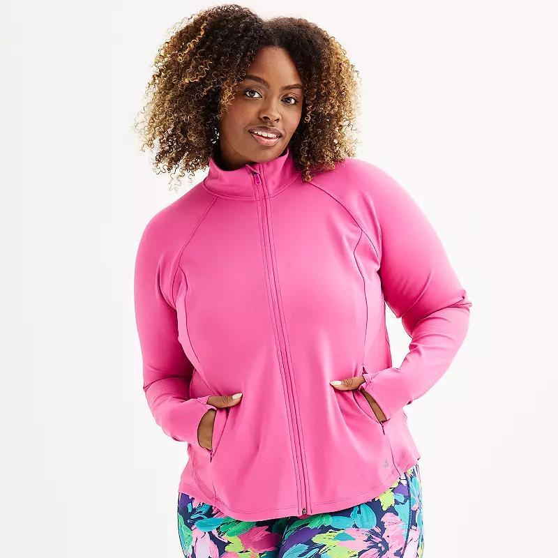 Plus Size Tek Gear® Ultrastretch Performance Jacket, Women's, Size: 4XL, Black Product Image