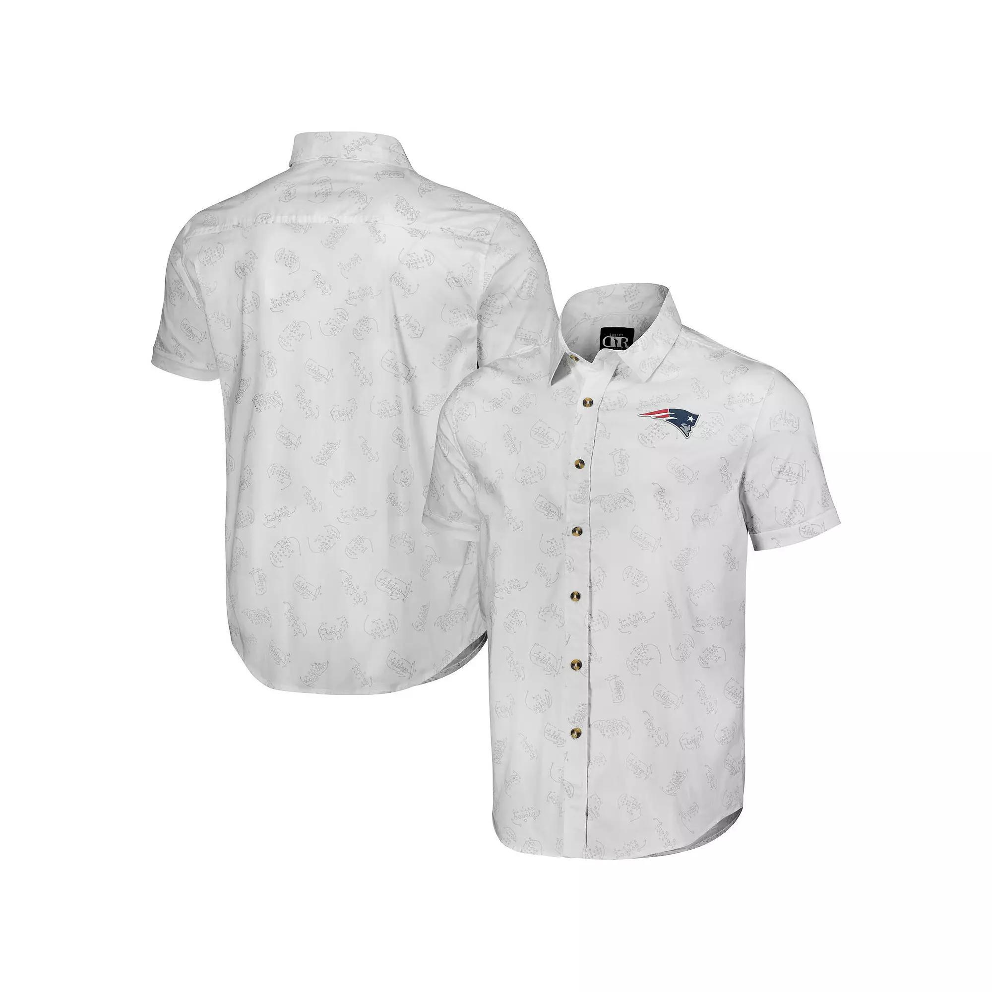 Mens NFL x Darius Rucker Collection by Fanatics Minnesota Vikings Woven Short Sleeve Button Up Shirt Product Image