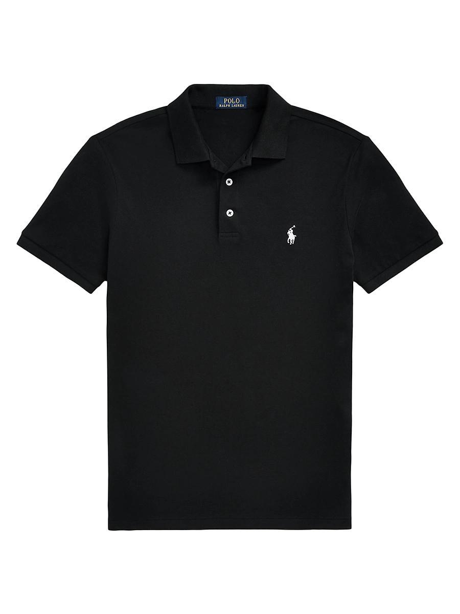Mens Stretch Cotton-Blend Polo Shirt Product Image