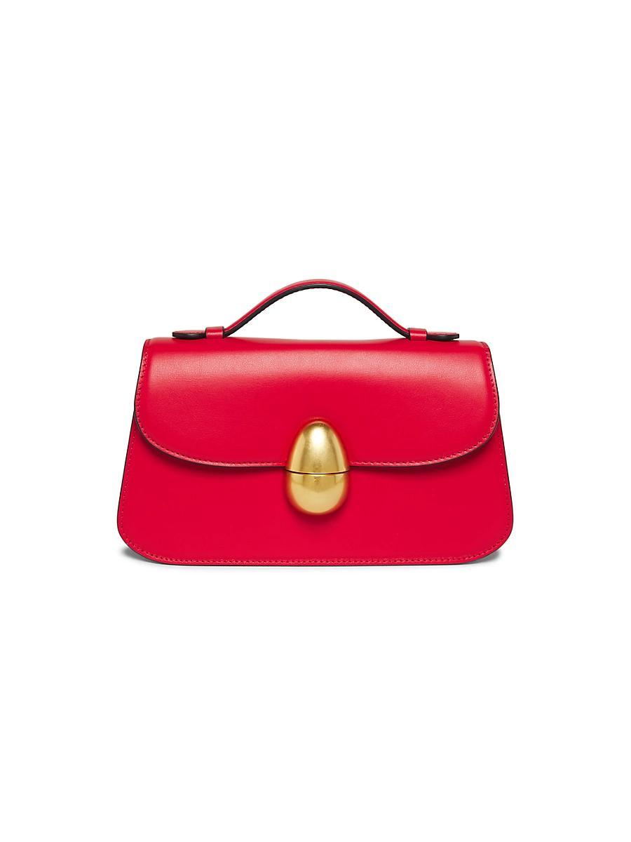 Womens Phoenix Leather Top Handle Crossbody Bag Product Image