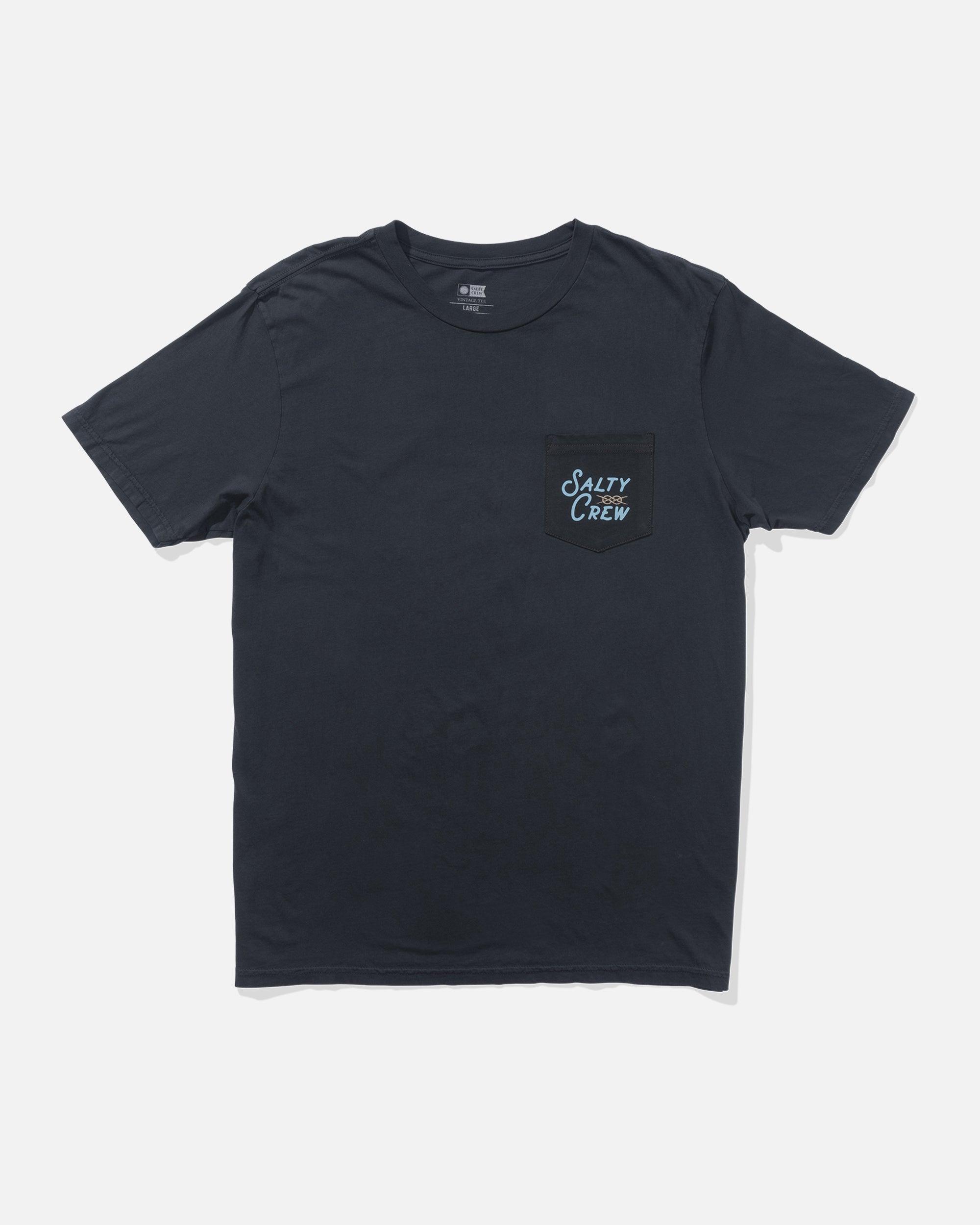 Splice Vintage Pocket Tee - Vintage Black Male Product Image