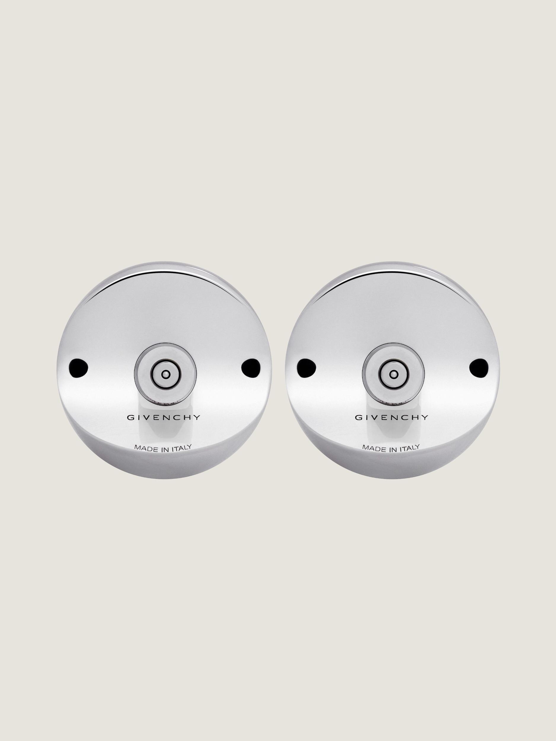Curve earrings in metal Product Image