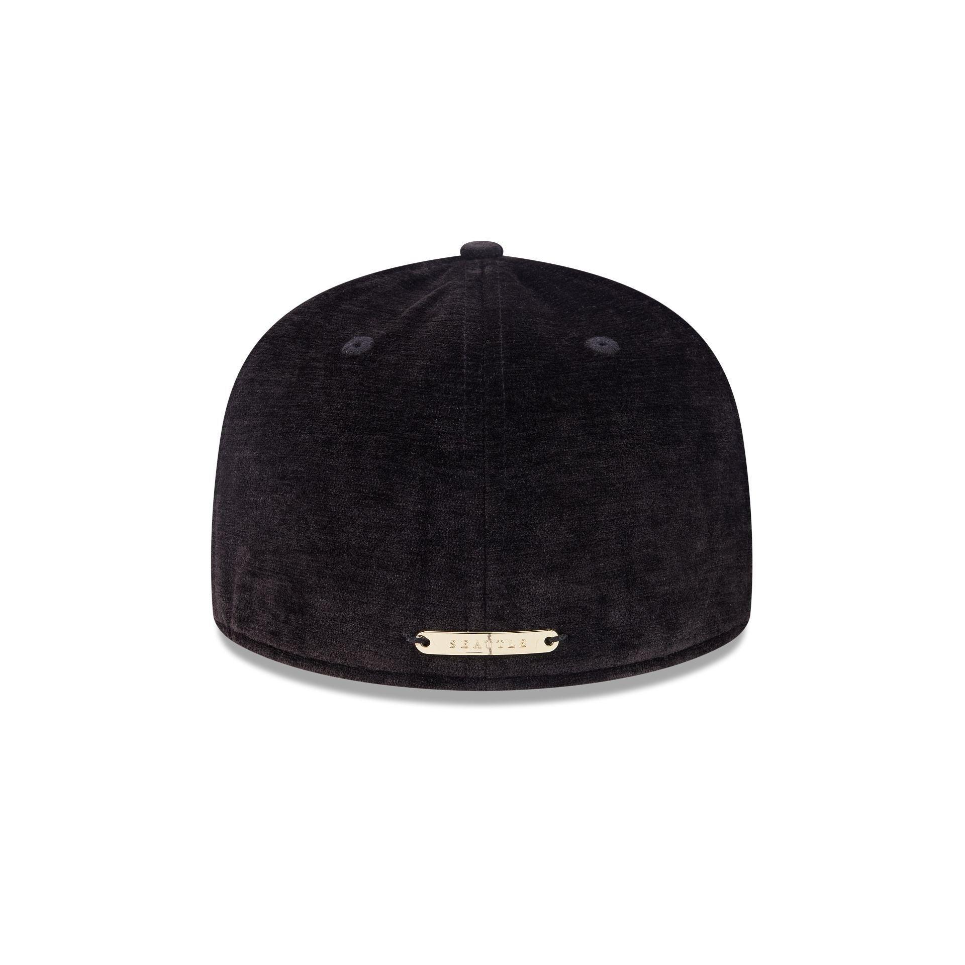Los Angeles Dodgers Black Velvet 59FIFTY Fitted Hat Male Product Image