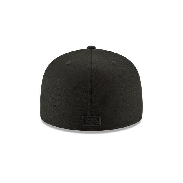 Los Angeles Dodgers Black Outline 59FIFTY Fitted Hat Male Product Image