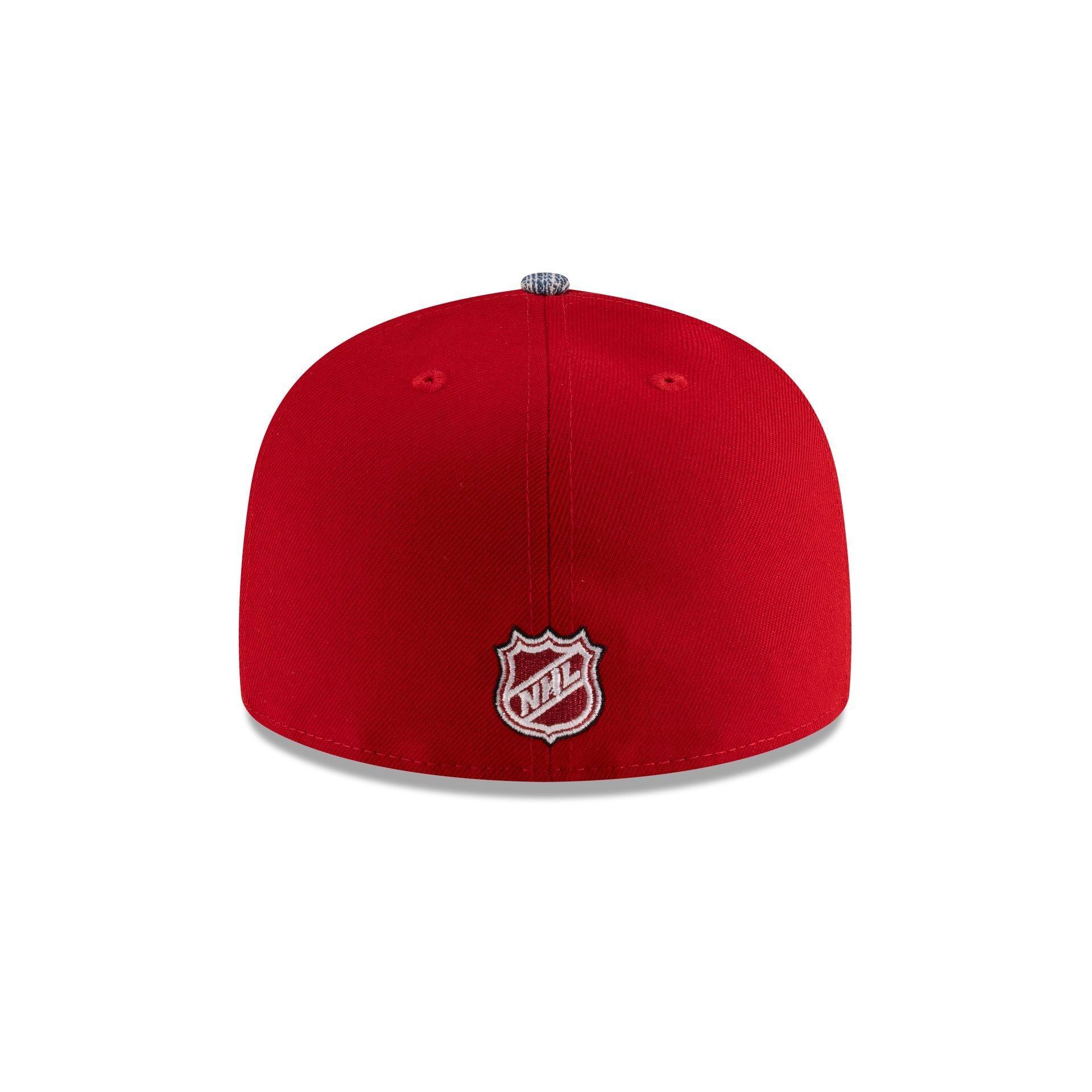 Detroit Red Wings Scarlet Denim Glow 59FIFTY Fitted Hat Male Product Image