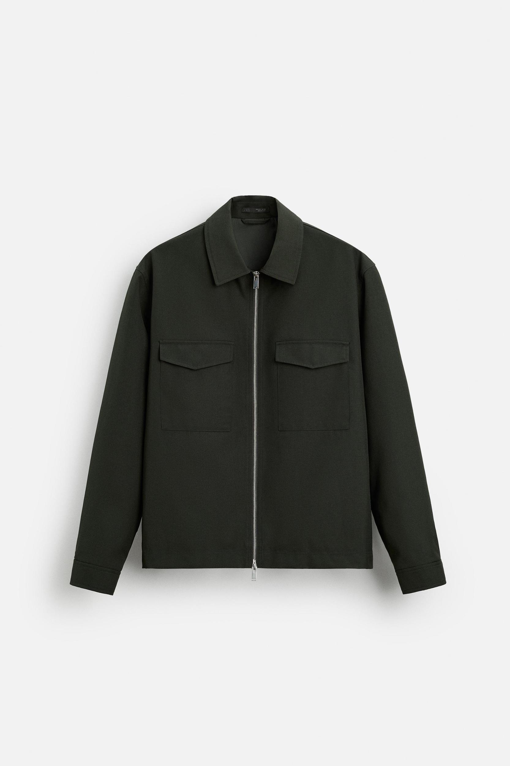 REGULAR FIT PADDED OVERSHIRT Product Image