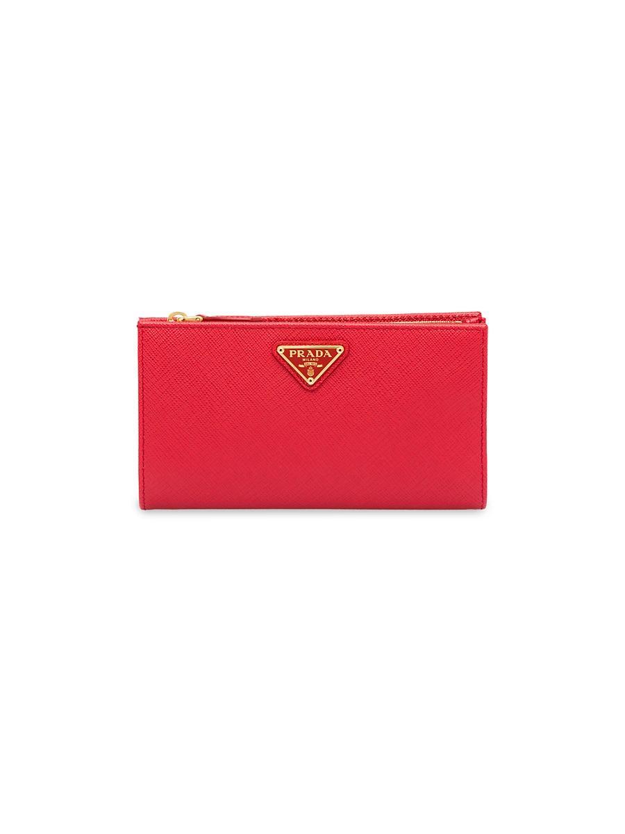 Womens Large Saffiano Leather Wallet Product Image