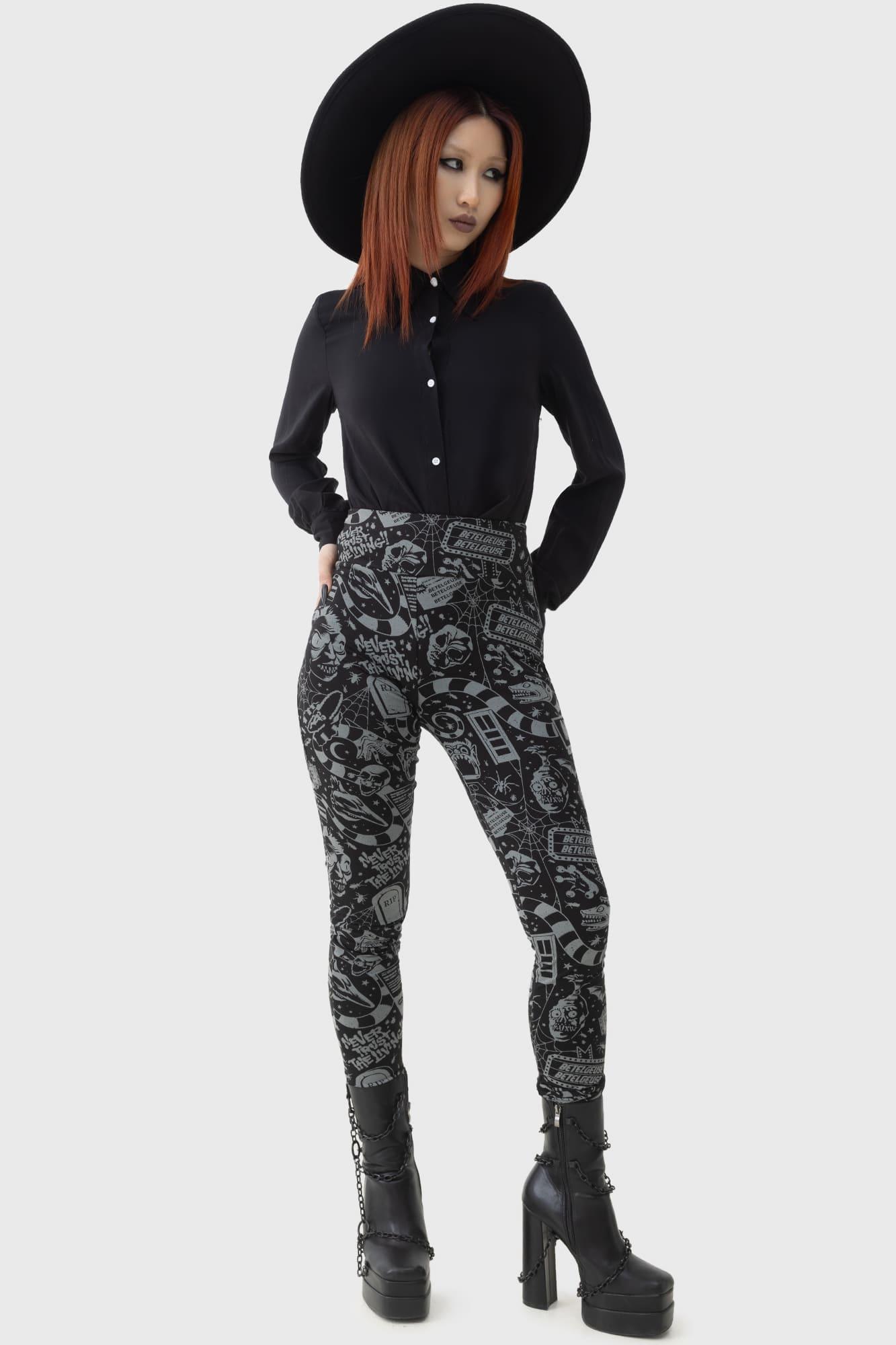 Never Trust The Living Leggings Female Product Image