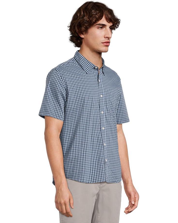 Men's L.L.Bean Comfort Stretch Performance Shirt, Short Sleeve, Slightly Fitted, Plaid Product Image