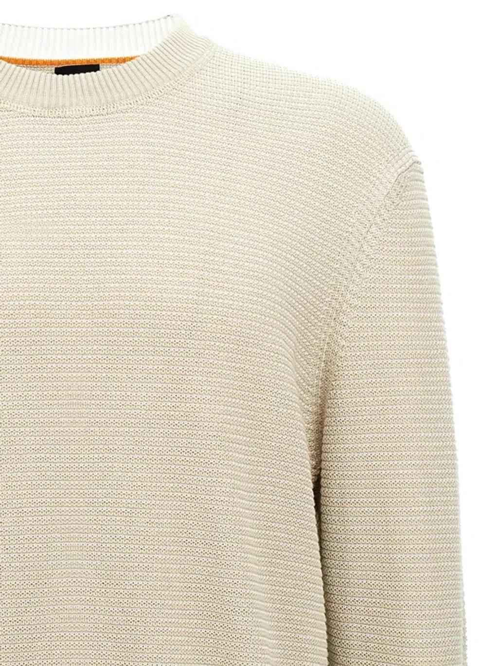 HUGO BOSS Amercury Sweater In Beige Product Image