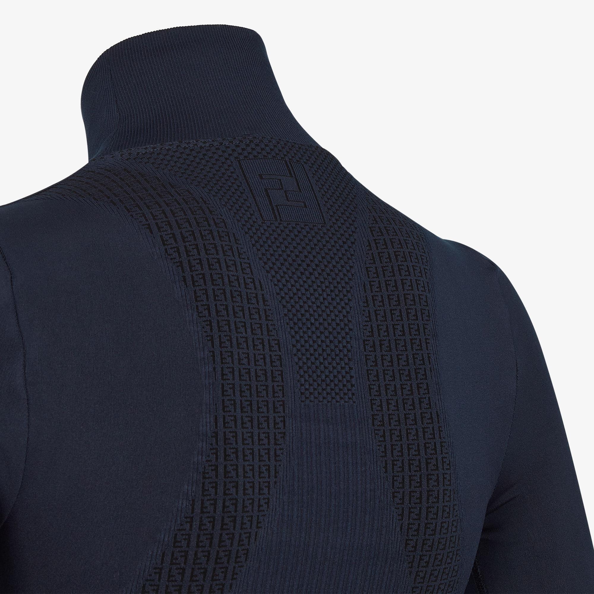 Ski sweaterBlue technical fabric sweater Product Image