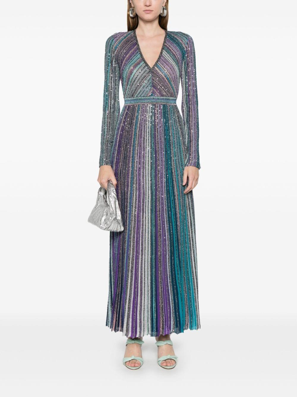 sequin-embellished maxi dress Product Image