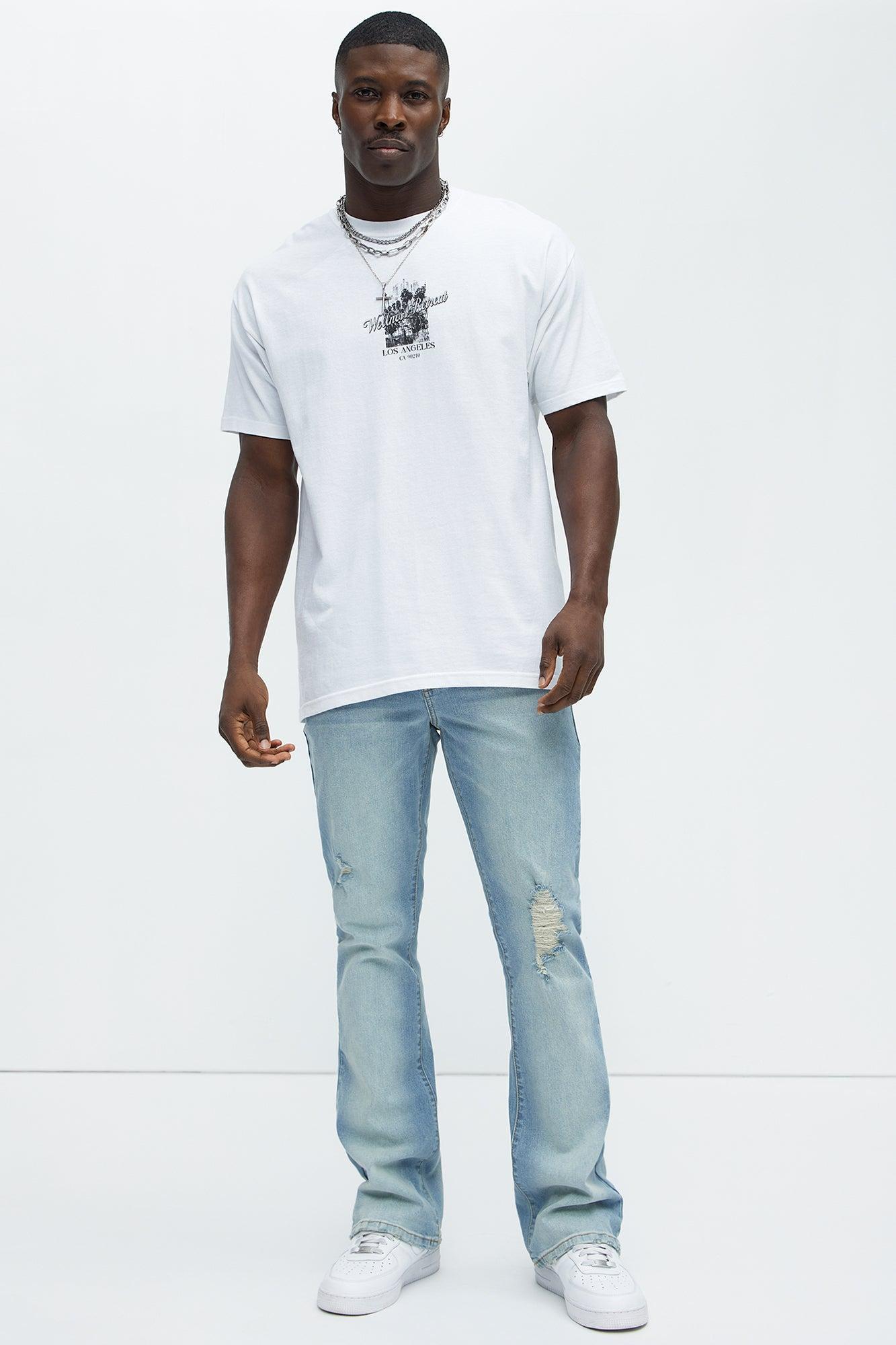 Social Club LA Short Sleeve Tee - White Product Image