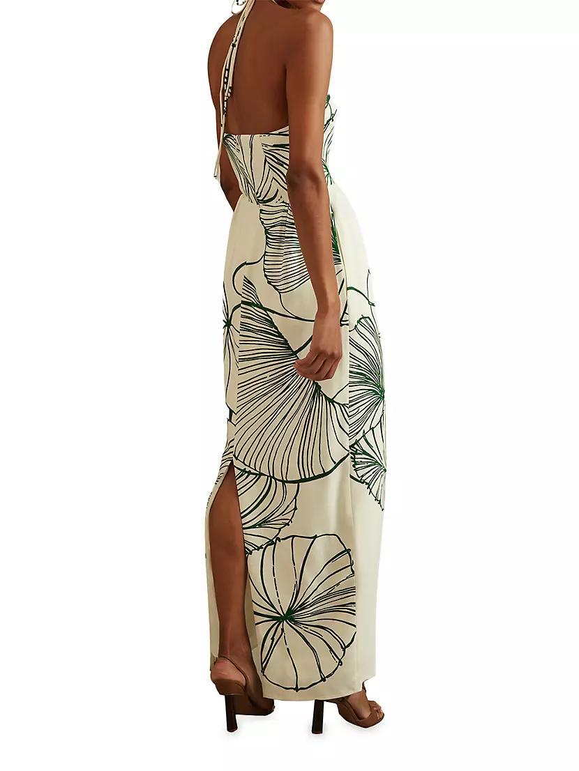 Lexi Shell Halter Maxi Dress Product Image