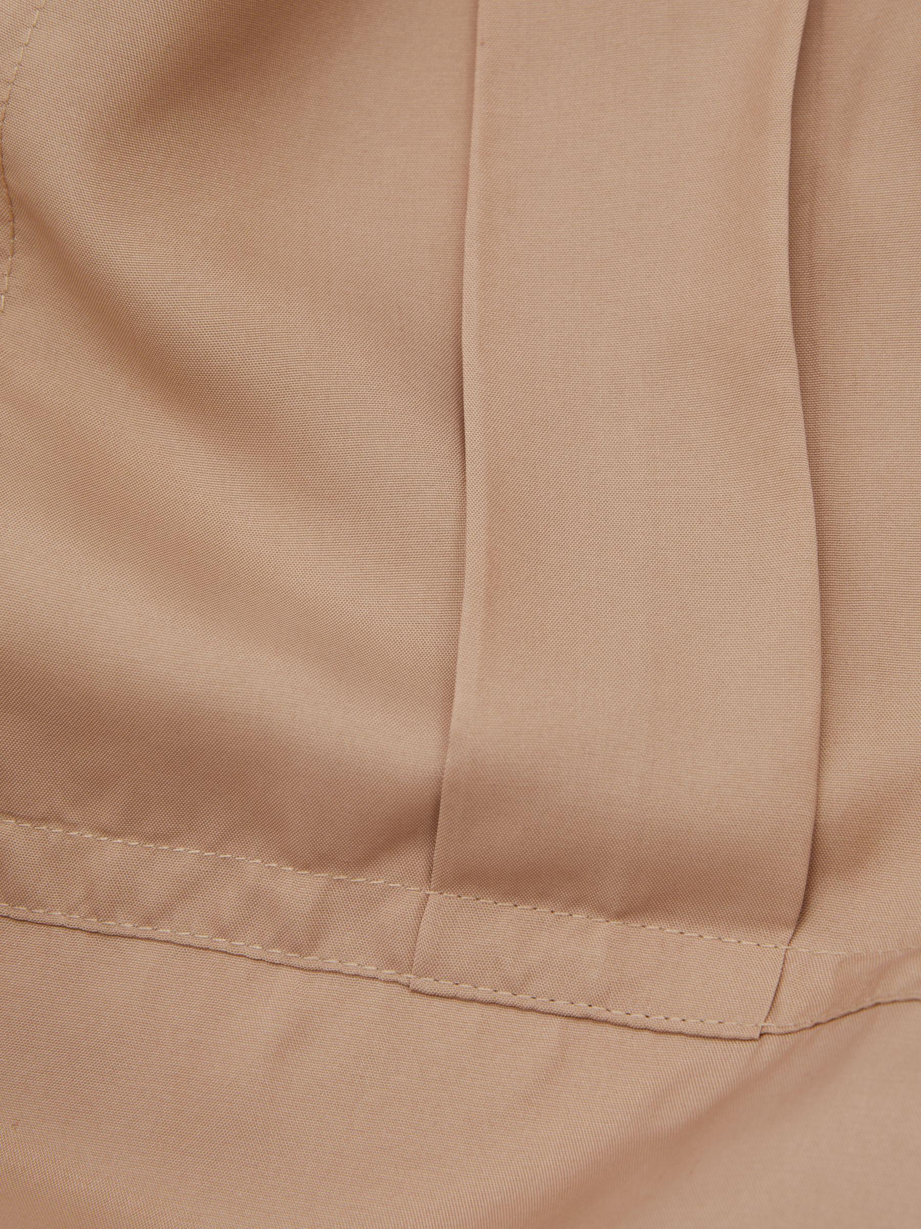 Atelier Oversized Pocket Button-Through Shirt in Camel Product Image