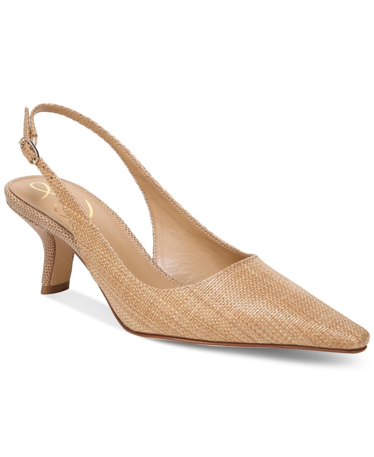 Sam Edelman Bianka Suede Pointed Toe Slingback Pumps Product Image