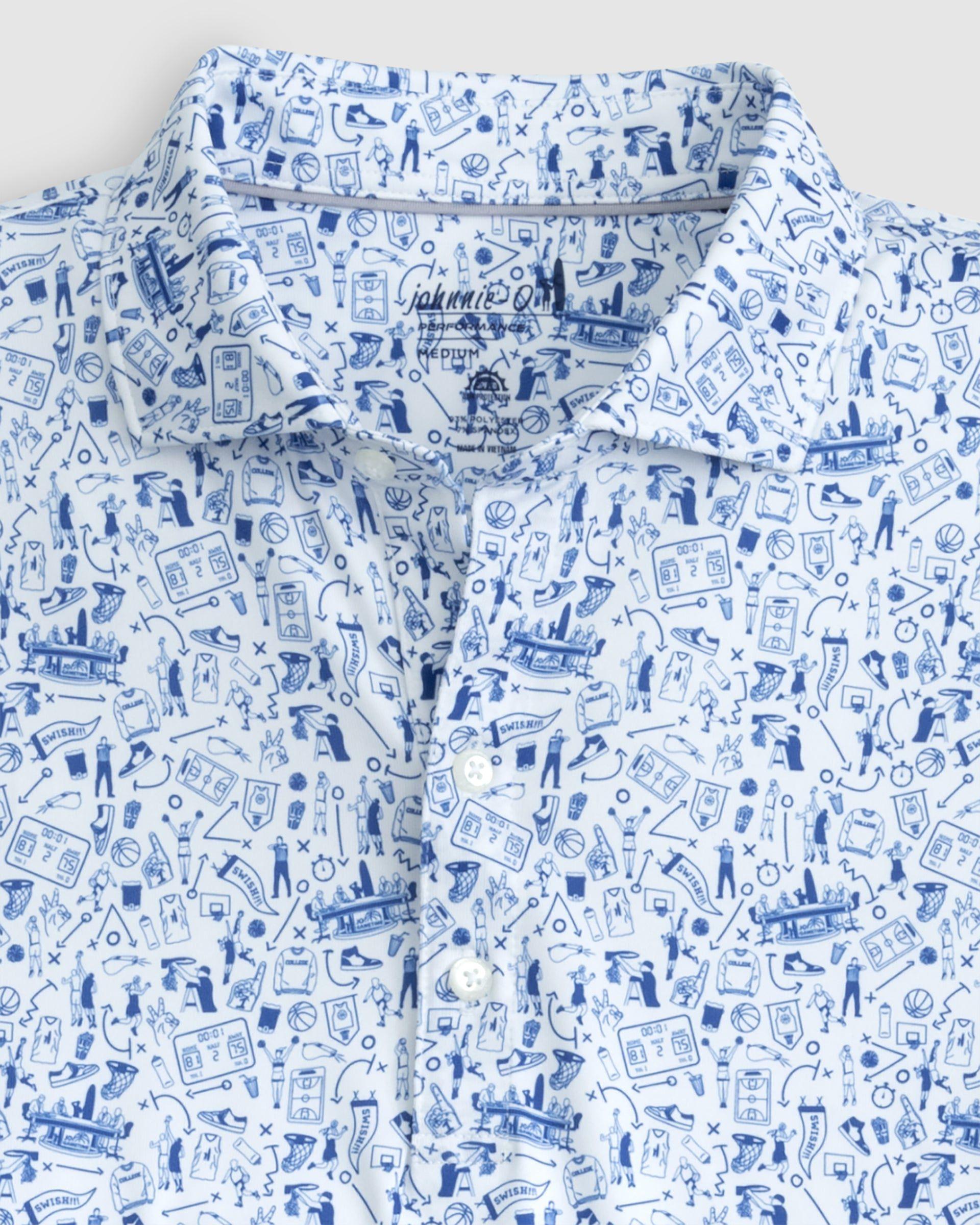 Hoop There It Is Printed Jersey Performance Polo Male Product Image