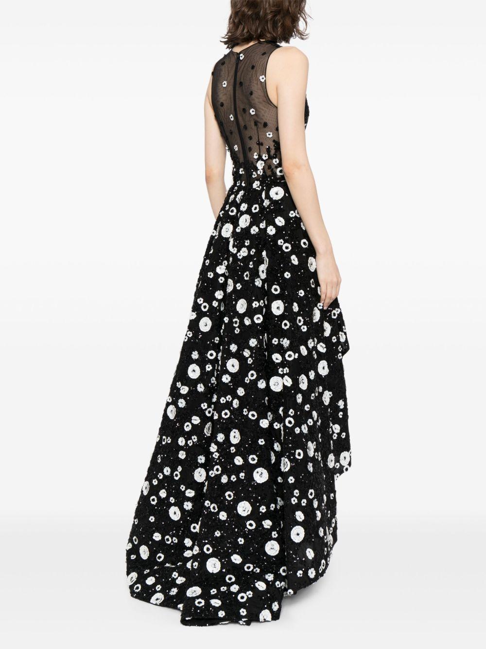 beaded high-low gown Product Image