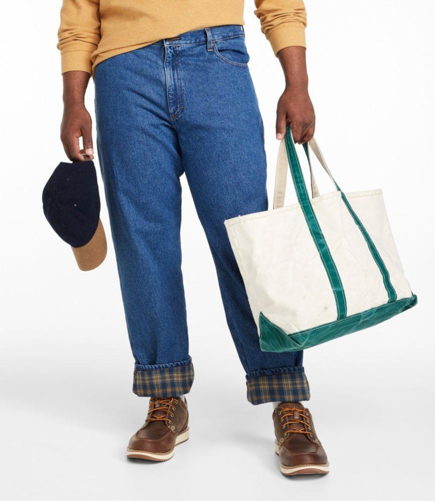 
                            Men's Double L® Jeans, Natural Fit, Flannel-Lined
                         Product Image