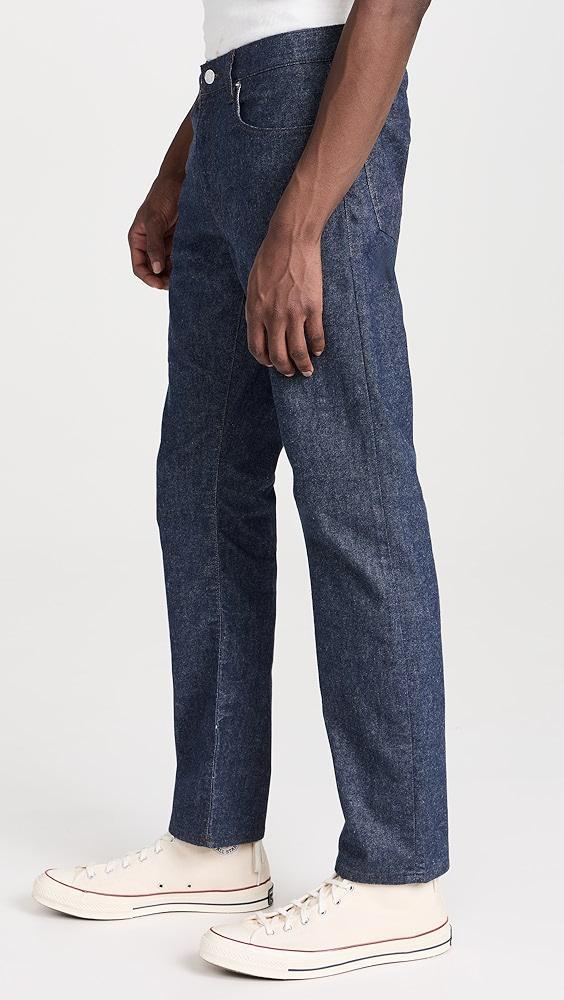FRAME Modern Straight Twill Weave Jeans | Shopbop Product Image