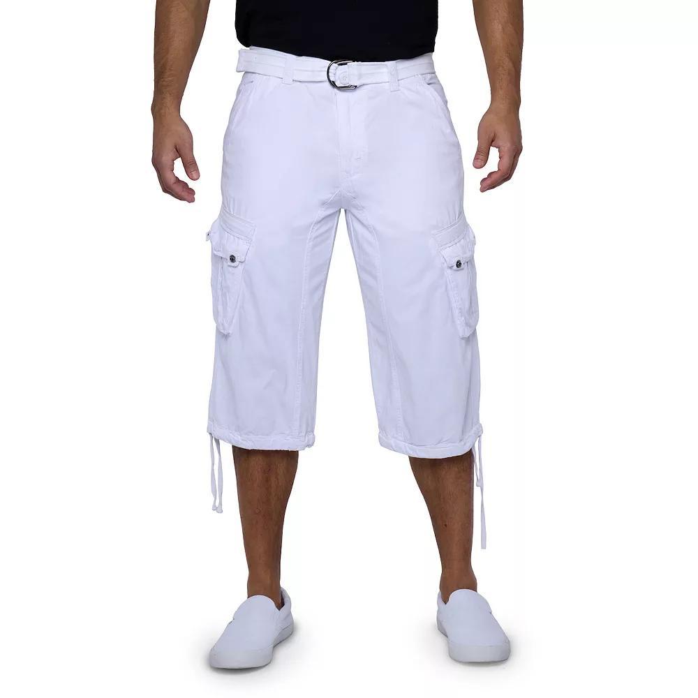 Men's Xray Messenger Belted Cargo Shorts, Size: 36, Black Camo Product Image