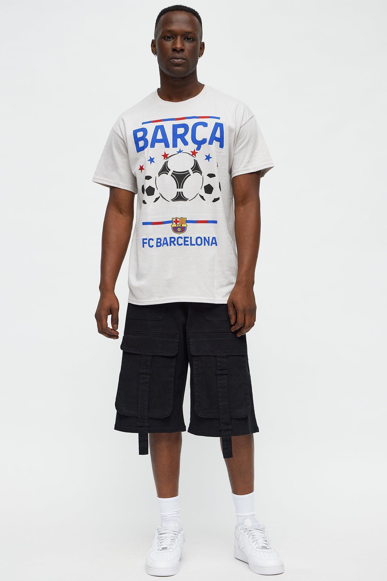 FC Barcelona Short Sleeve Tee - Grey Product Image