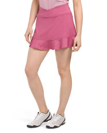 UPF 50 Flounce Ruffle Hem Tennis Skort for Women Product Image