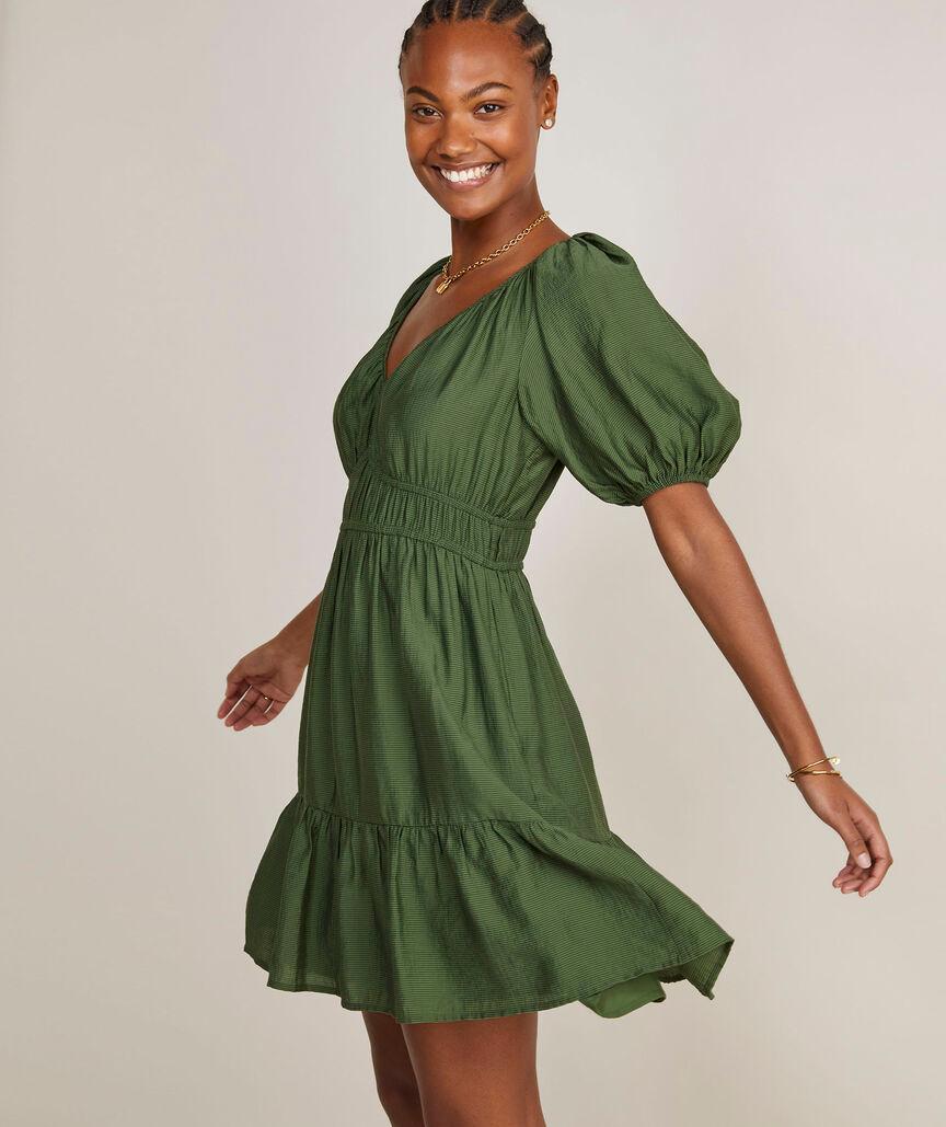 Marina Puff-Sleeve Mini Dress Product Image