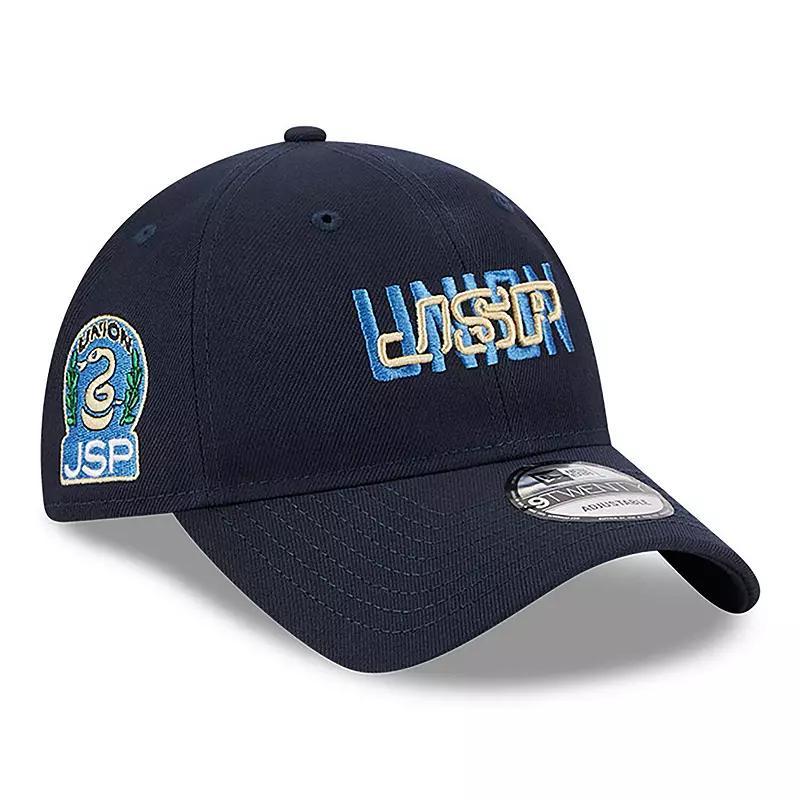 Mens New Era JSP Standard Issue x Philadelphia Union Navy 9TWENTY Adjustable Hat, Uni Blue Product Image