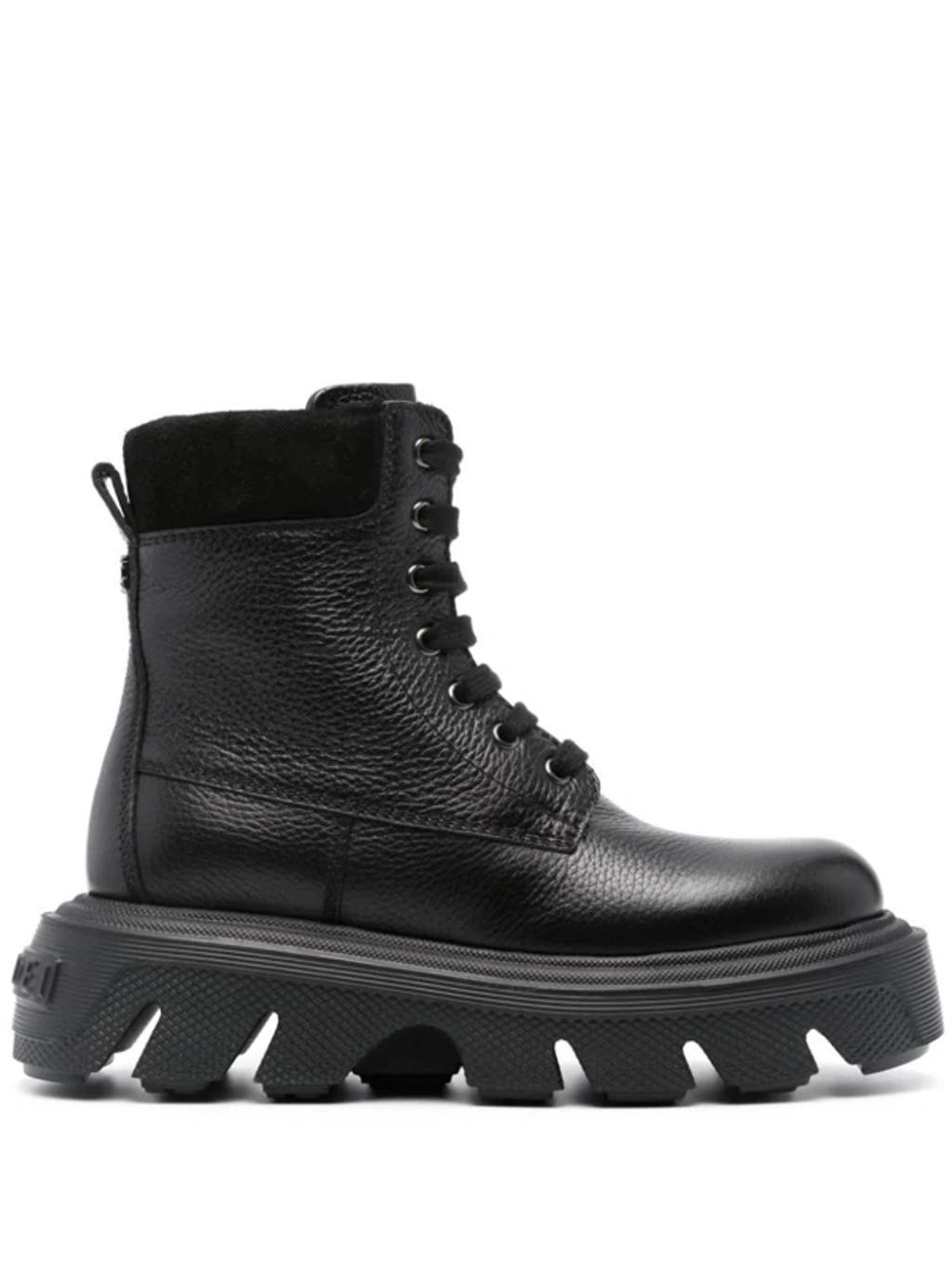 CASADEI Generation C Textured Leather - Woman Xxl Sole Black 37 Product Image