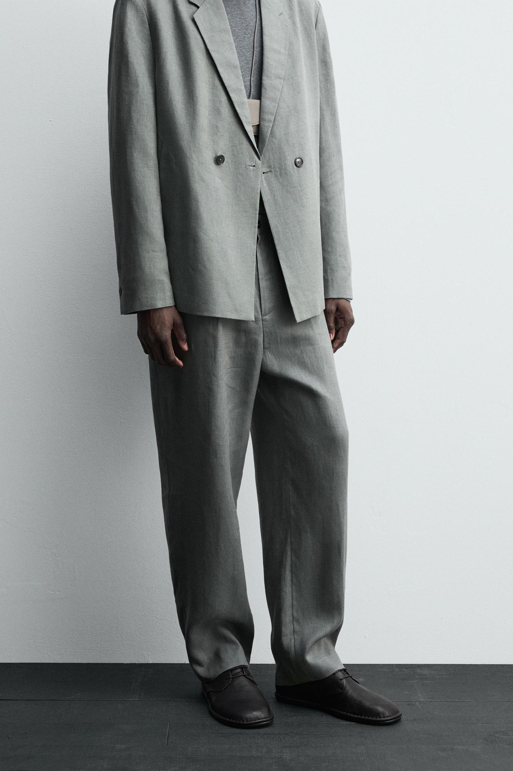 100% LINEN SUIT PANTS Product Image