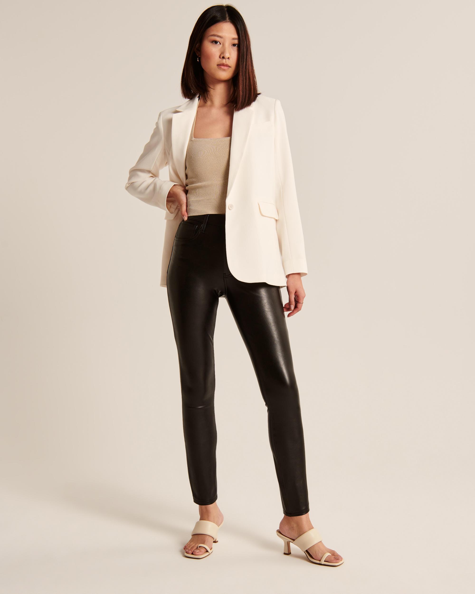 Vegan Leather Skinny Pant Product Image