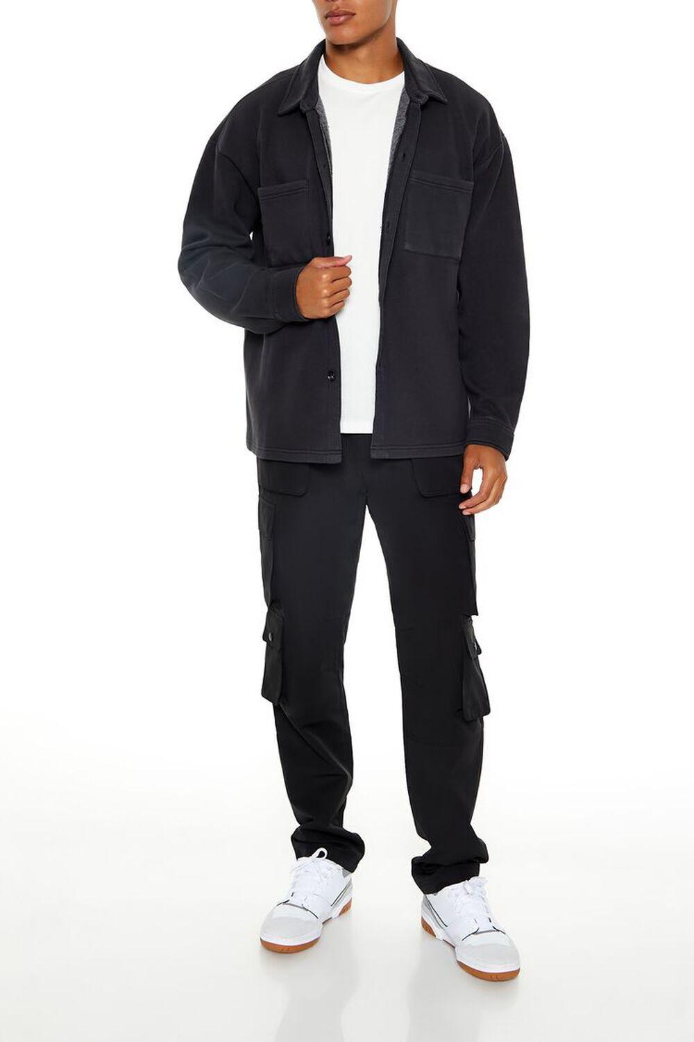 Washed Button-Front Pocket Shirt | Forever 21 Product Image