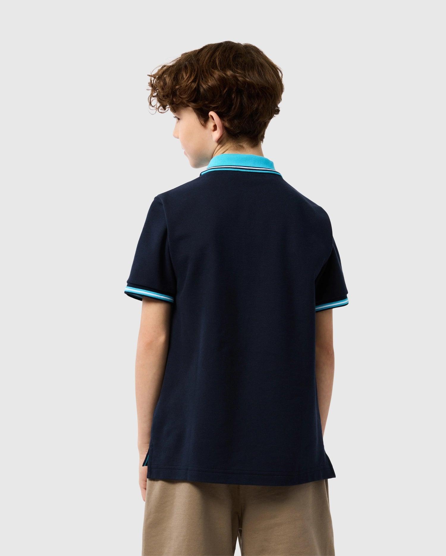 KIDS RIVIERA PIQUE POLO SHIRT - B0K640C200 Product Image