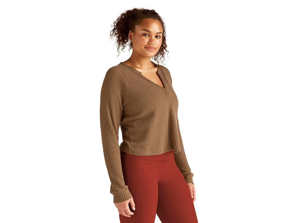 Beyond Yoga Free Style Pullover (Toffee) Women's Clothing Product Image