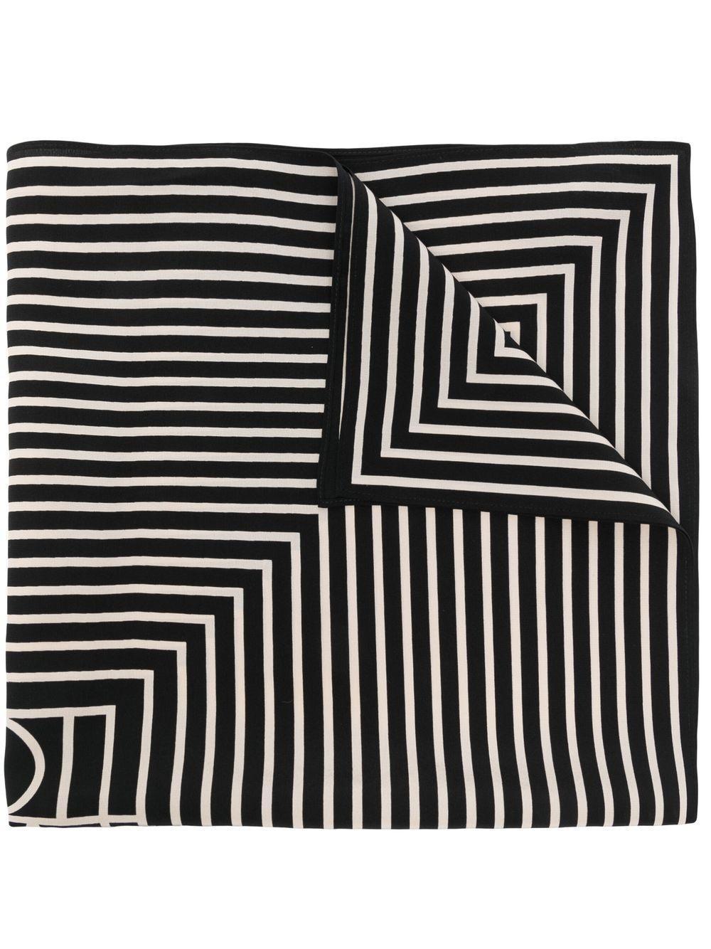 Signature Monogram silk scarf Product Image