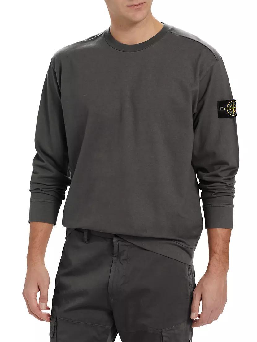 Mens Cotton Long-Sleeve T-Shirt Product Image