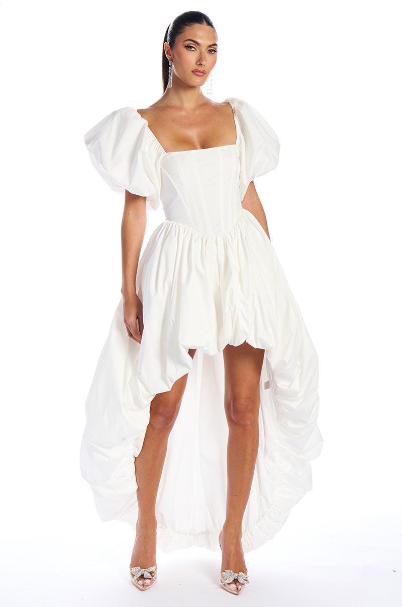 SOFIA POPLIN HIGH LOW MINI DRESS Product Image