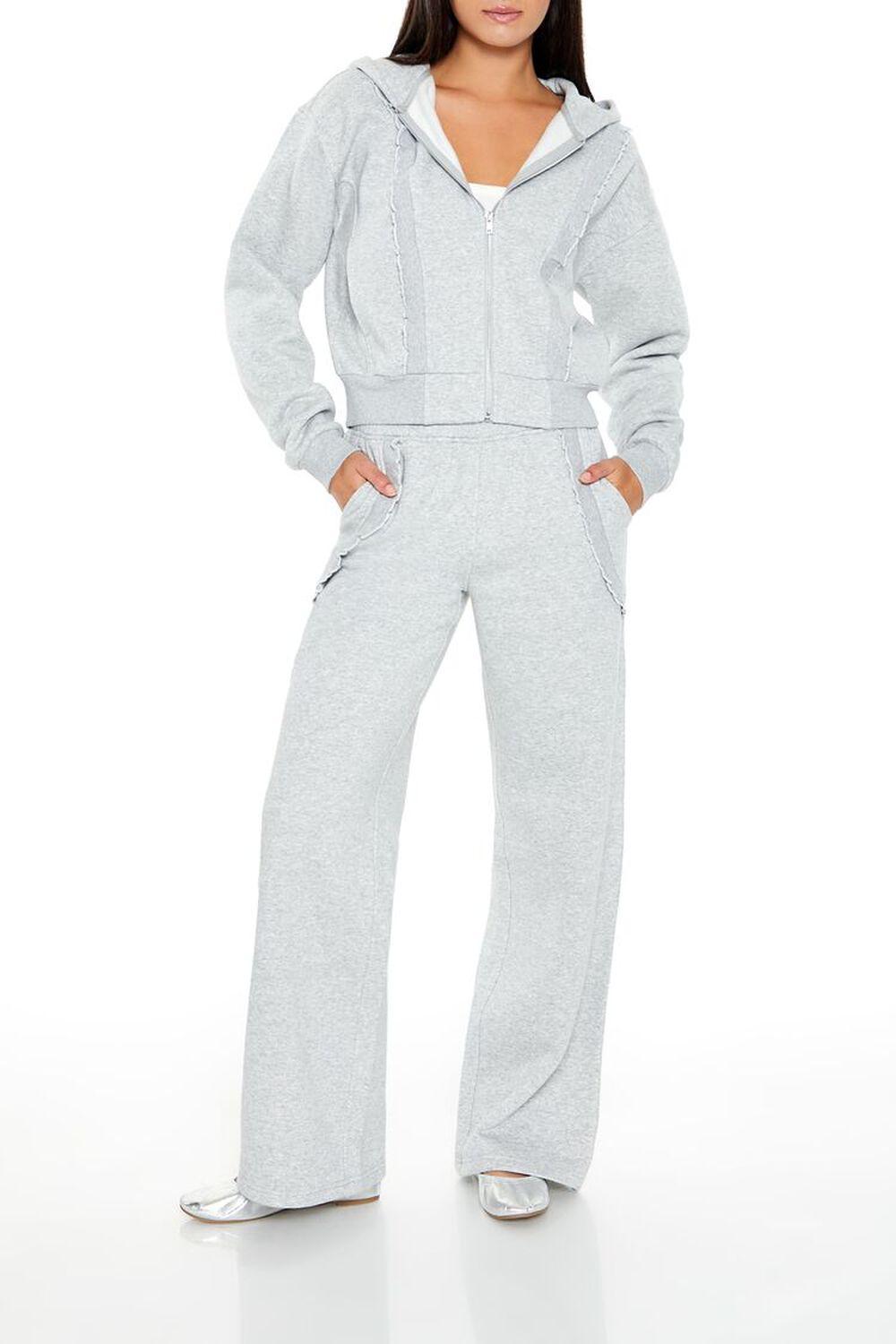 Lettuce Edge Zip-Up Hoodie | Forever 21 Product Image
