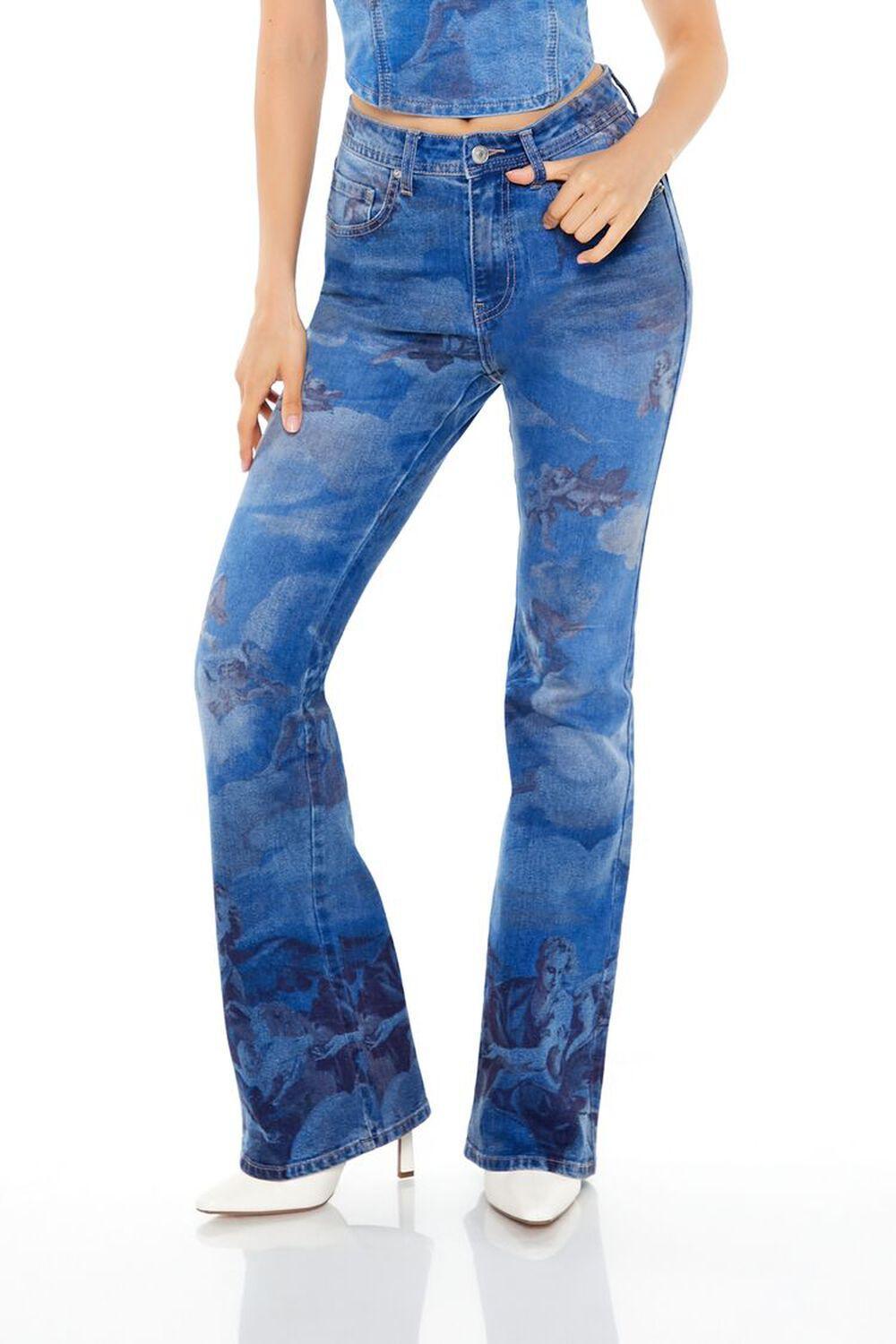 Angel High-Rise Flare Jeans | Forever 21 Product Image