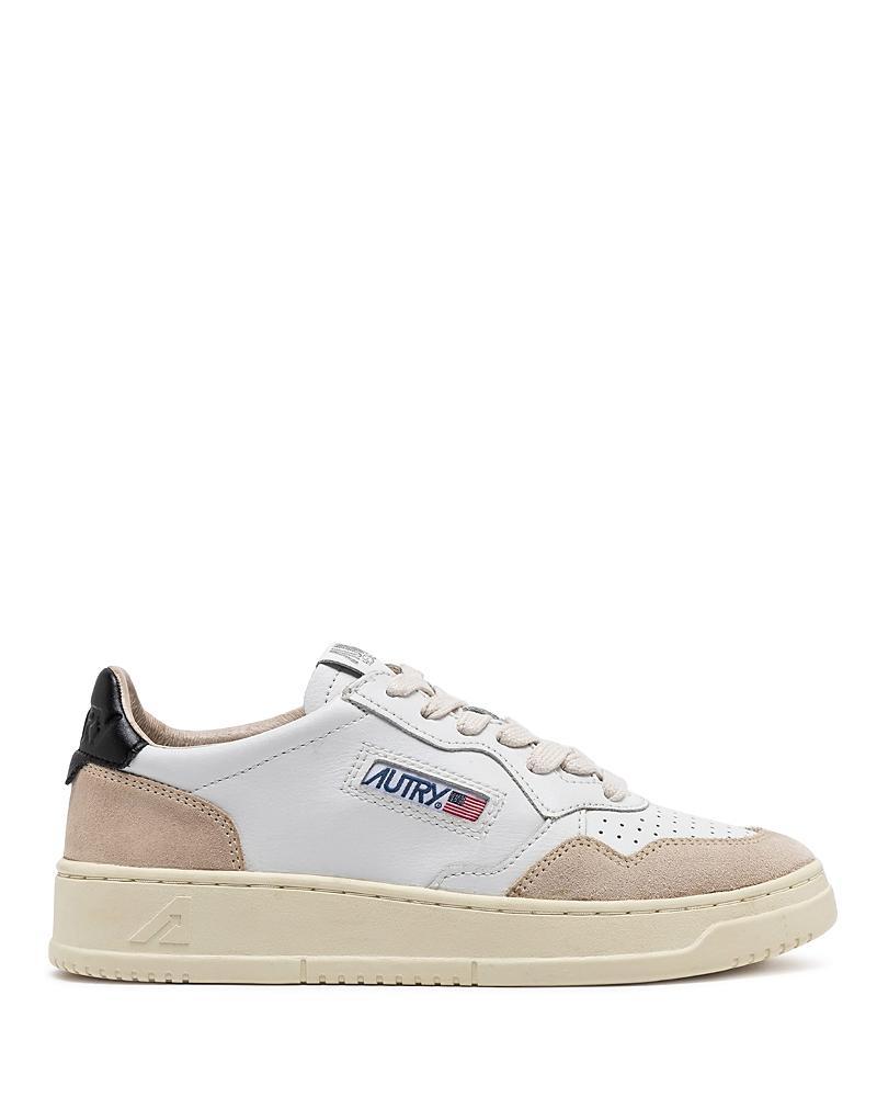 Autry Mens Medalist Leather Low Top Sneakers Product Image