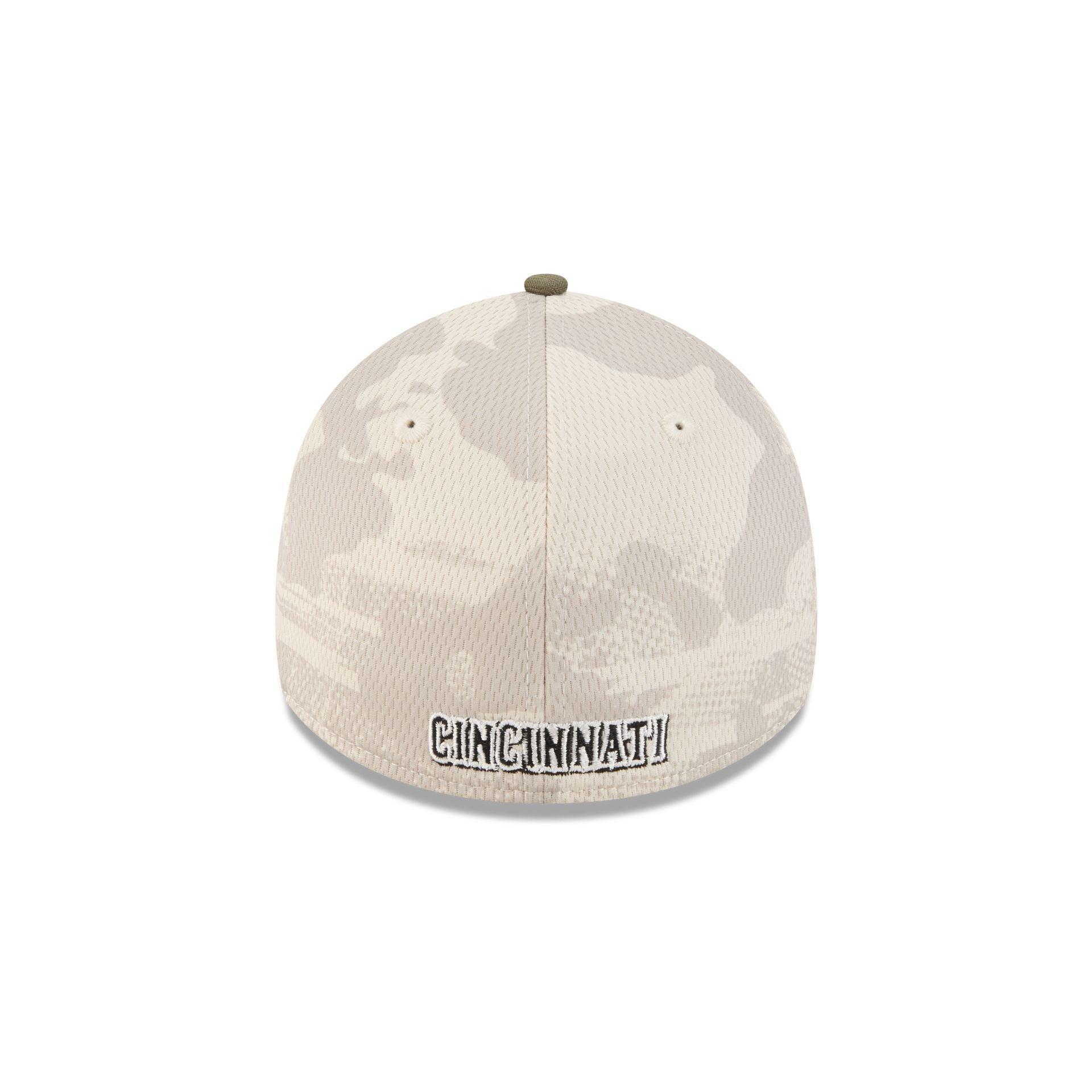 Cincinnati Reds Armed Forces Day 2025 39THIRTY Stretch Fit Hat Male Product Image