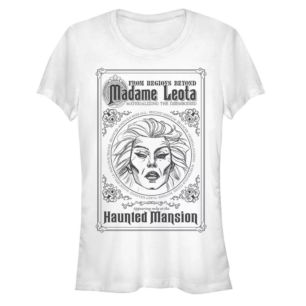Disney's The Haunted Mansion Madame Leota Women's Poster Tee, Girl's, Size: Medium, White Product Image