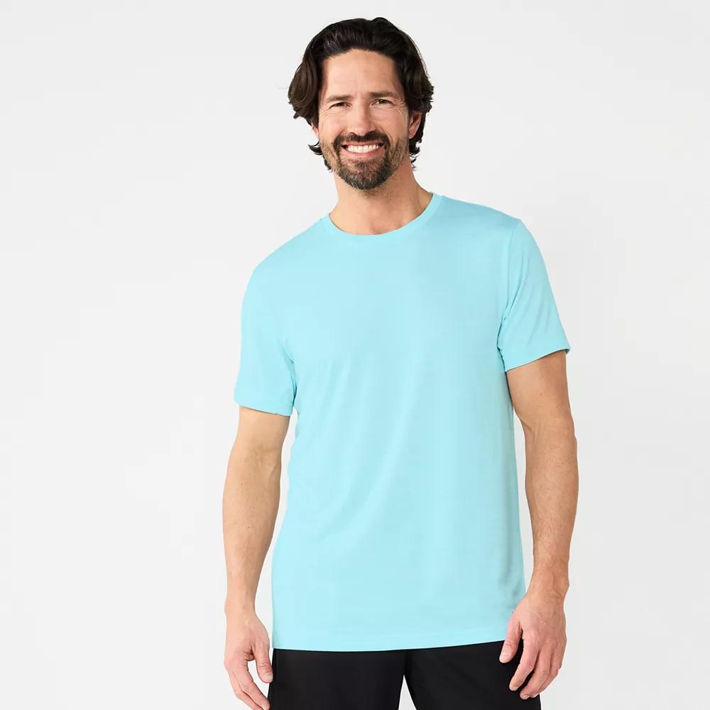 Mens Tek Gear Dry Tek Tee Blue Geneva Product Image
